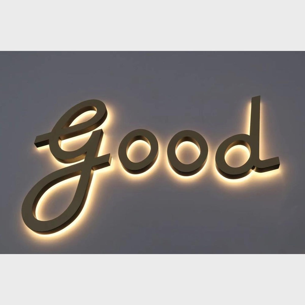 Good 3D Backlit Channel Letters Led Light Sign