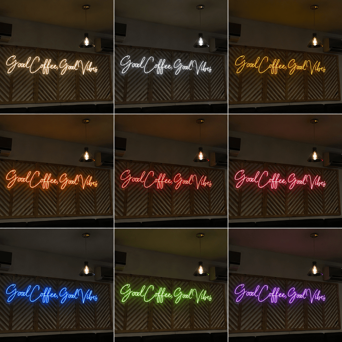 Good Coffee Good Vibes LED Neon Sign - Shineneon