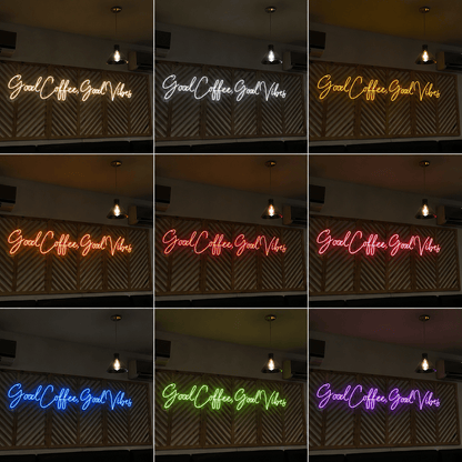 Good Coffee Good Vibes LED Neon Sign - Shineneon