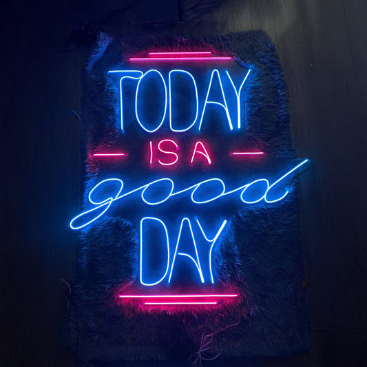 Good Day Led Sign Good Day Neon Sign Wall Decor