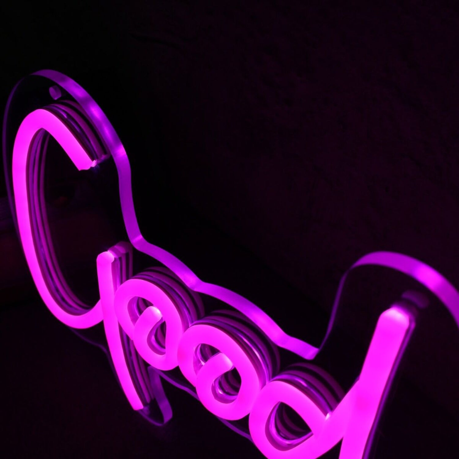 Good Energy Only Pink Led Neon Sign - Shineneon