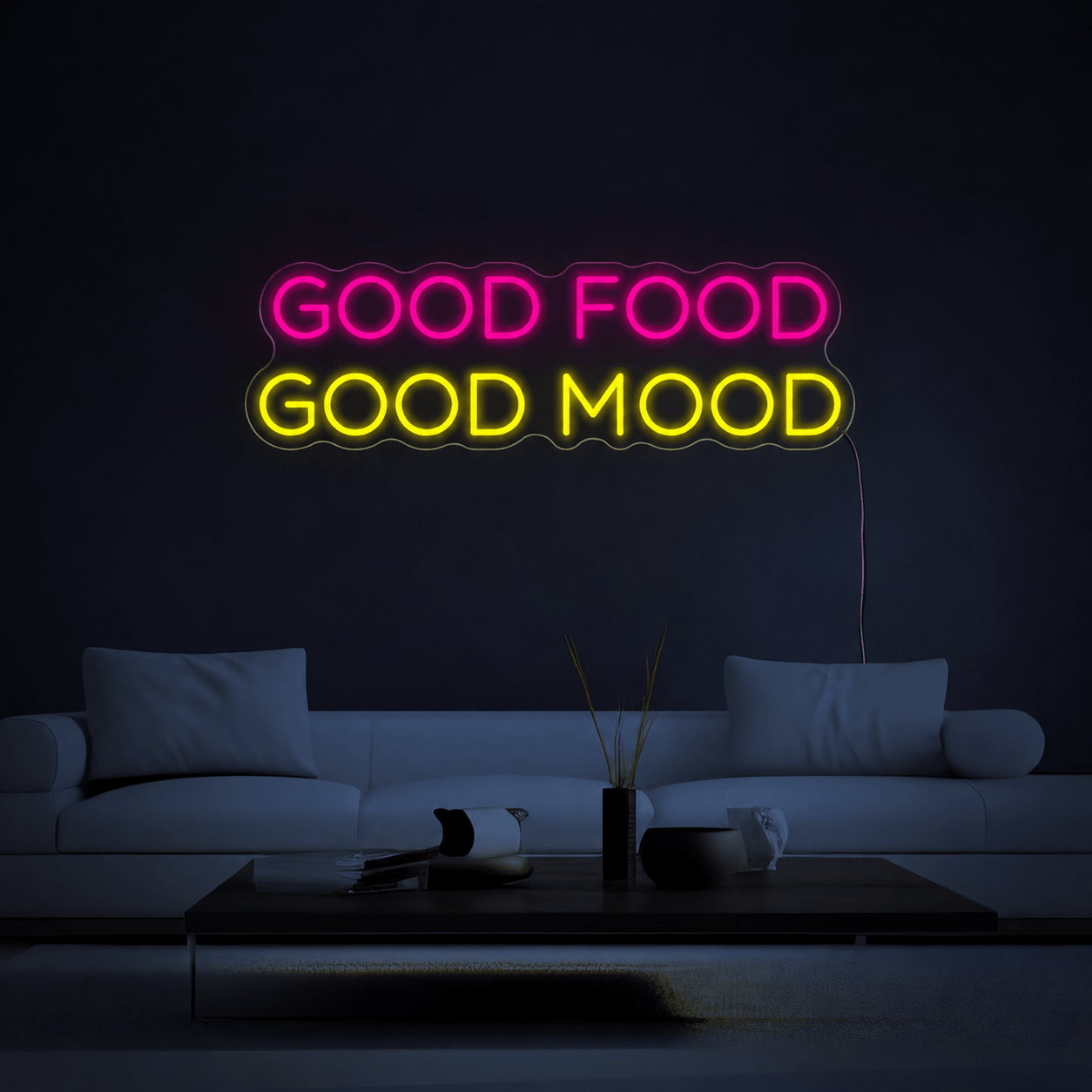 Good Food Good Mood LED Neon Sign - Shineneon