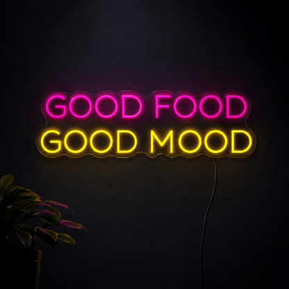 Good Food Good Mood LED Neon Sign - Shineneon