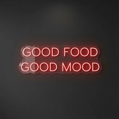 Good Food Good Mood LED Neon Sign Wall Neon Sign - 01 Original Product Image