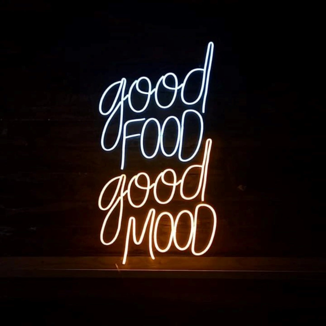 Good Food Good Mood Led Sign Business Neon Sign