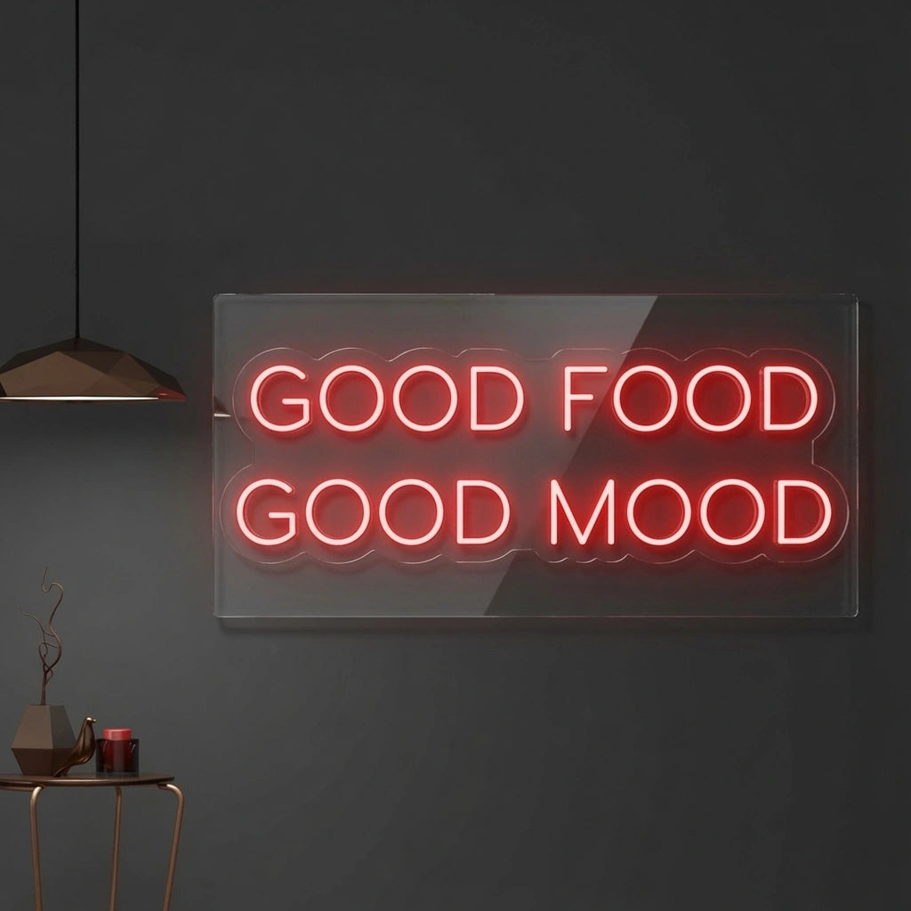 Good Food Mood LED Neon Sign - 01 Original Product Image