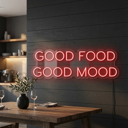 Good Food Mood LED Neon Sign - 02 High-Converting Product Image