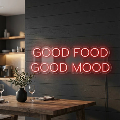 Good Food Mood LED Neon Sign - Shineneon