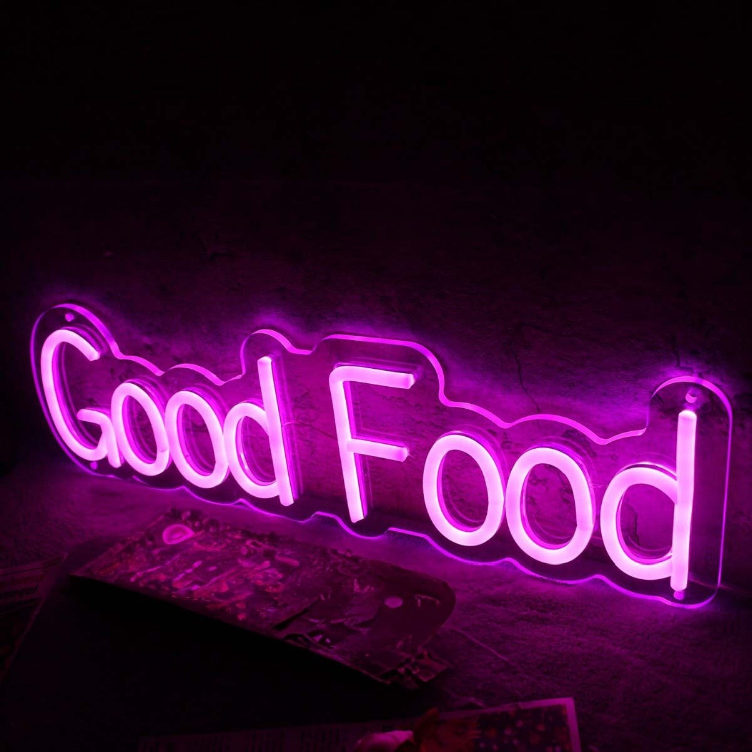 Good Food Pink Led Neon Sign | Shineneon