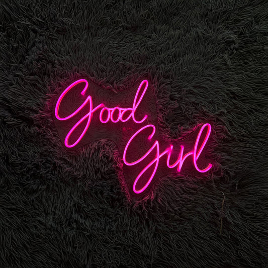 Good Girl Led Sign Good Girl Neon Sign Wall Decor