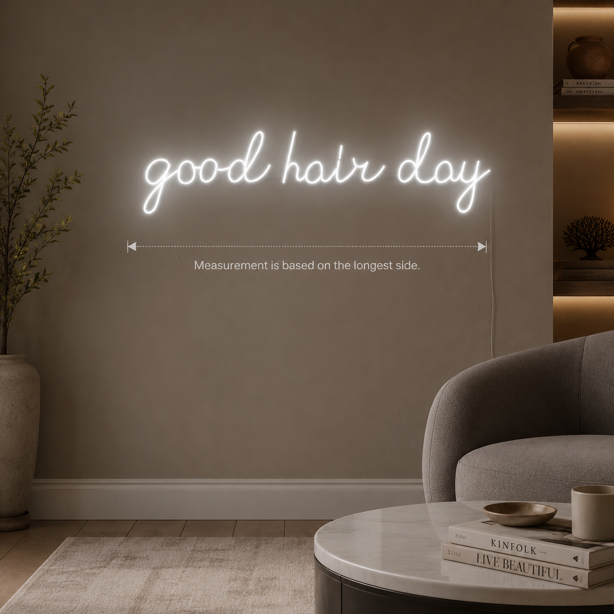 Good Hair Day LED Neon Sign - 04 Size Image