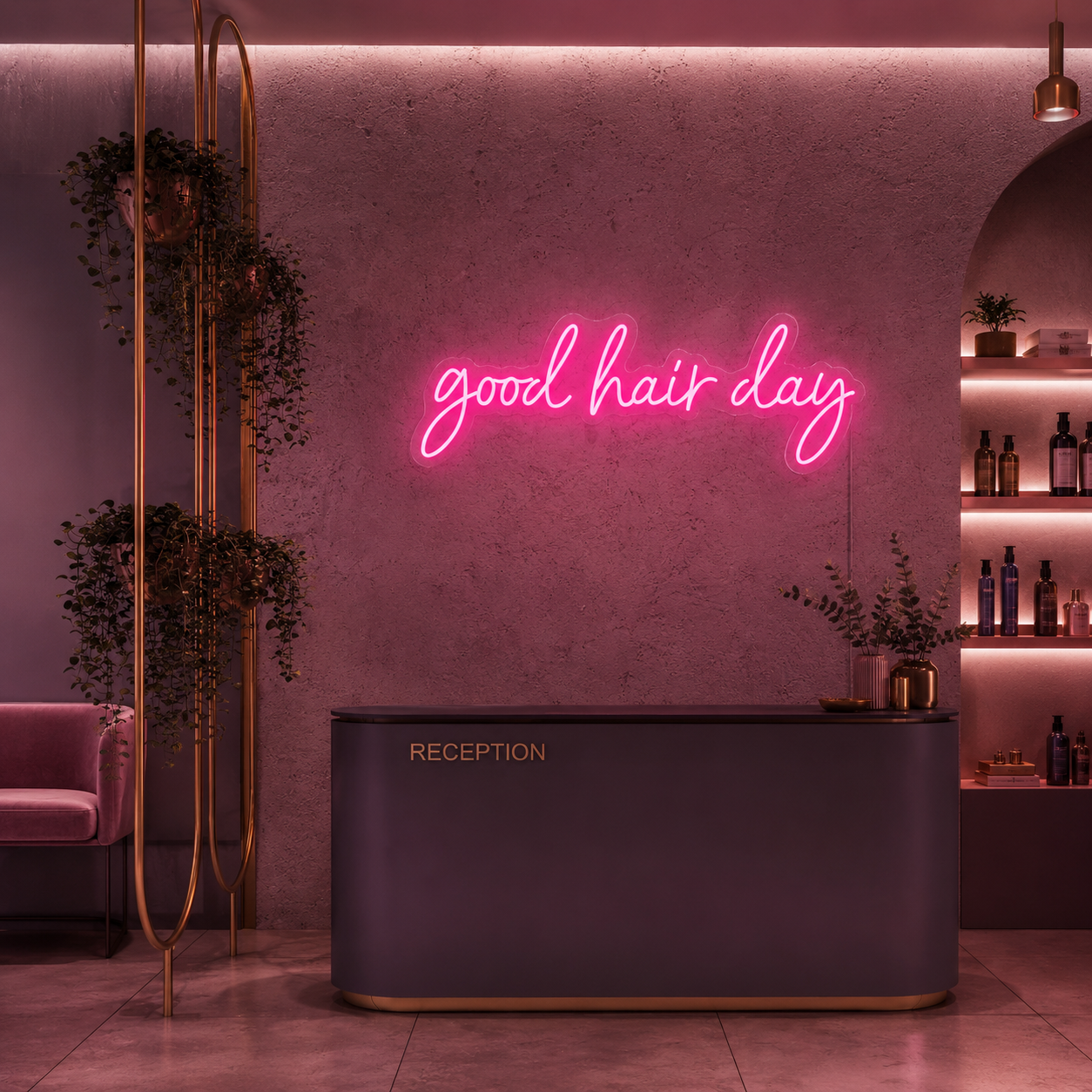 Good Hair Day LED Neon Sign Home Wall Art - 01 Original Product Image