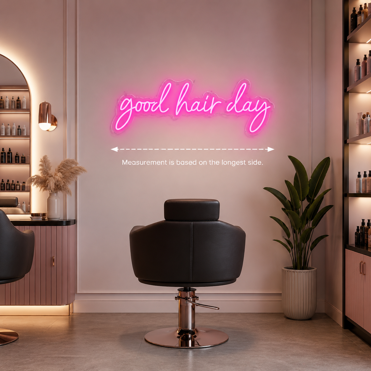 Good Hair Day LED Neon Sign Home Wall Art - 04 Size Image