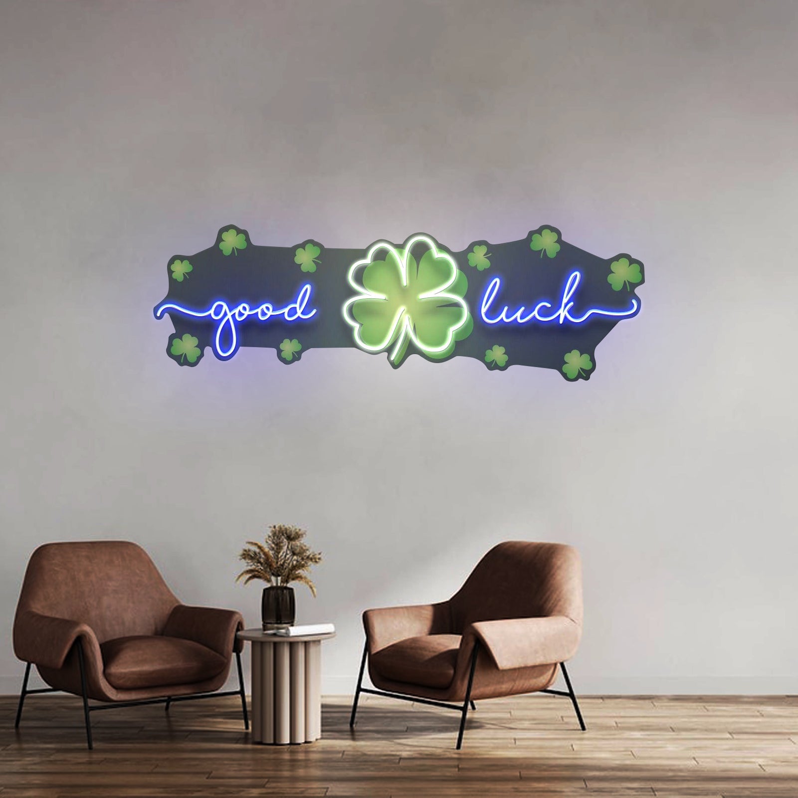 Good Luck Clover Saint Patrick Day Led Signs - Shineneon