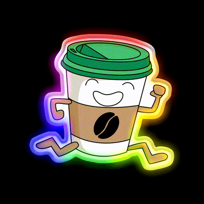Good Morning Coffee Cup Cafe Led Neon Sign Espresso Bar Art Rgb Color