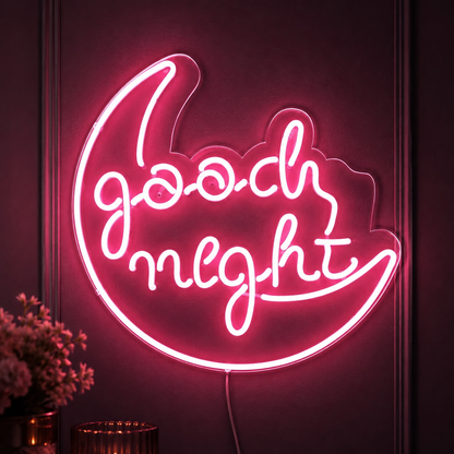 Good Night LED Neon Sign Wall Neon Sign - 01 Original Product Image