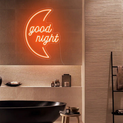 Good Night Moon Led Neon Sign - Shineneon