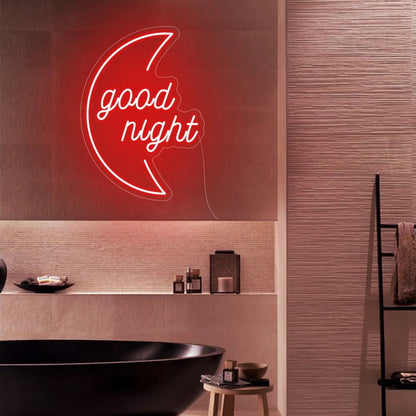 Good Night Moon Led Neon Sign - Shineneon
