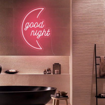 Good Night Moon Led Neon Sign - Shineneon