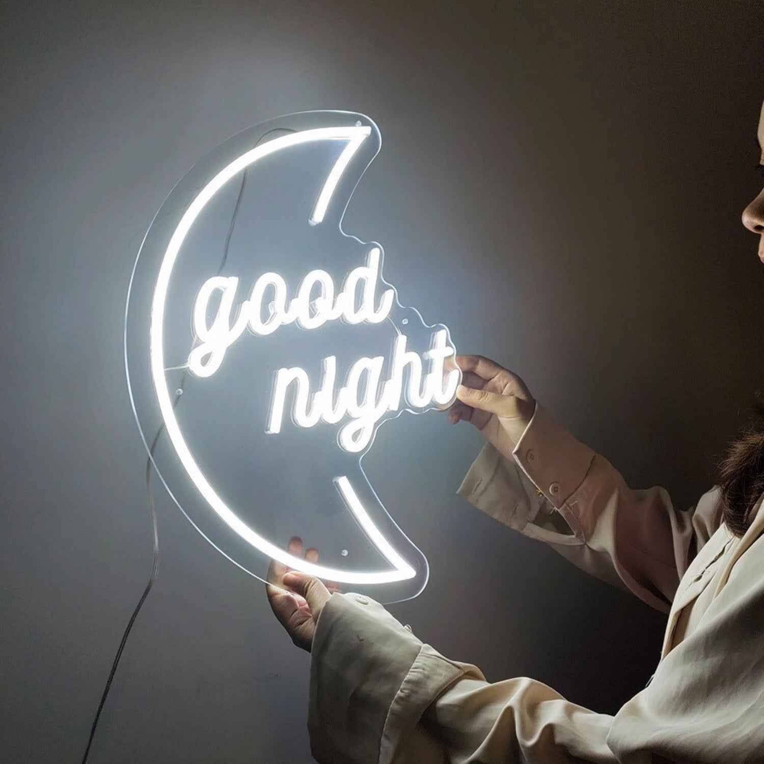 Good Night Moon Led Neon Sign - Shineneon