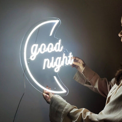 Good Night Moon Led Neon Sign - Shineneon