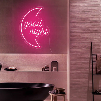 Good Night Moon Led Neon Sign - Shineneon