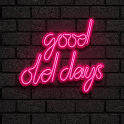 Good Old Days Vintage LED Neon Sign main product image