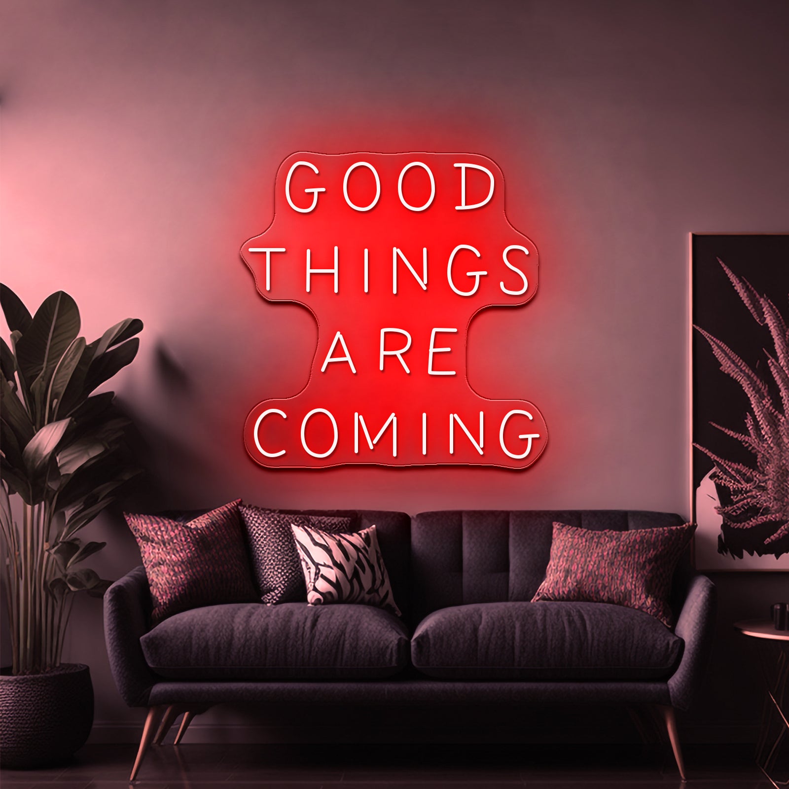 Good Things Are Coming Large Neon Signs