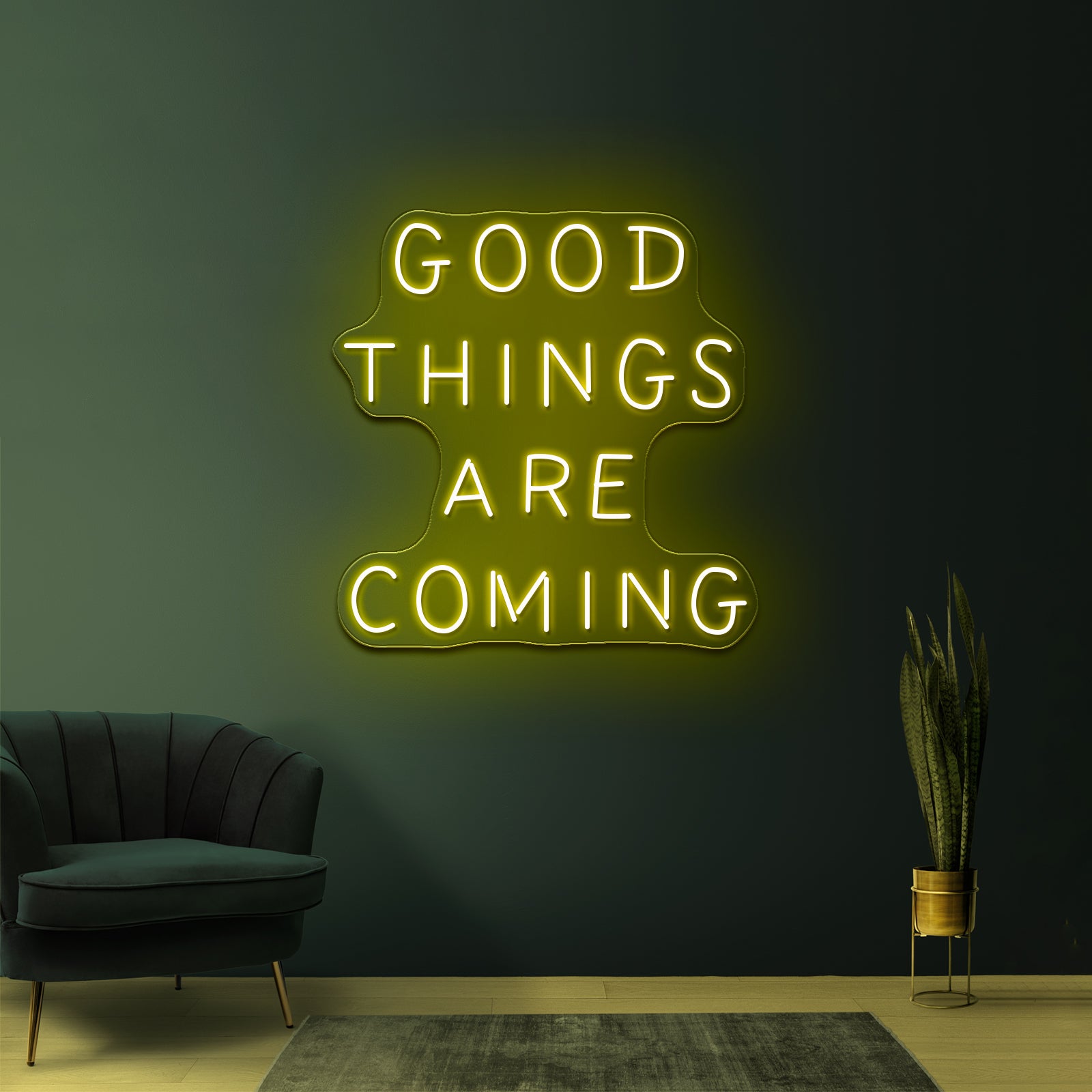 Good Things Are Coming Large Neon Signs