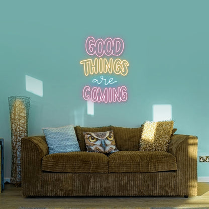 Good Things Are Coming Led Neon Signs Wall Art | Shineneon