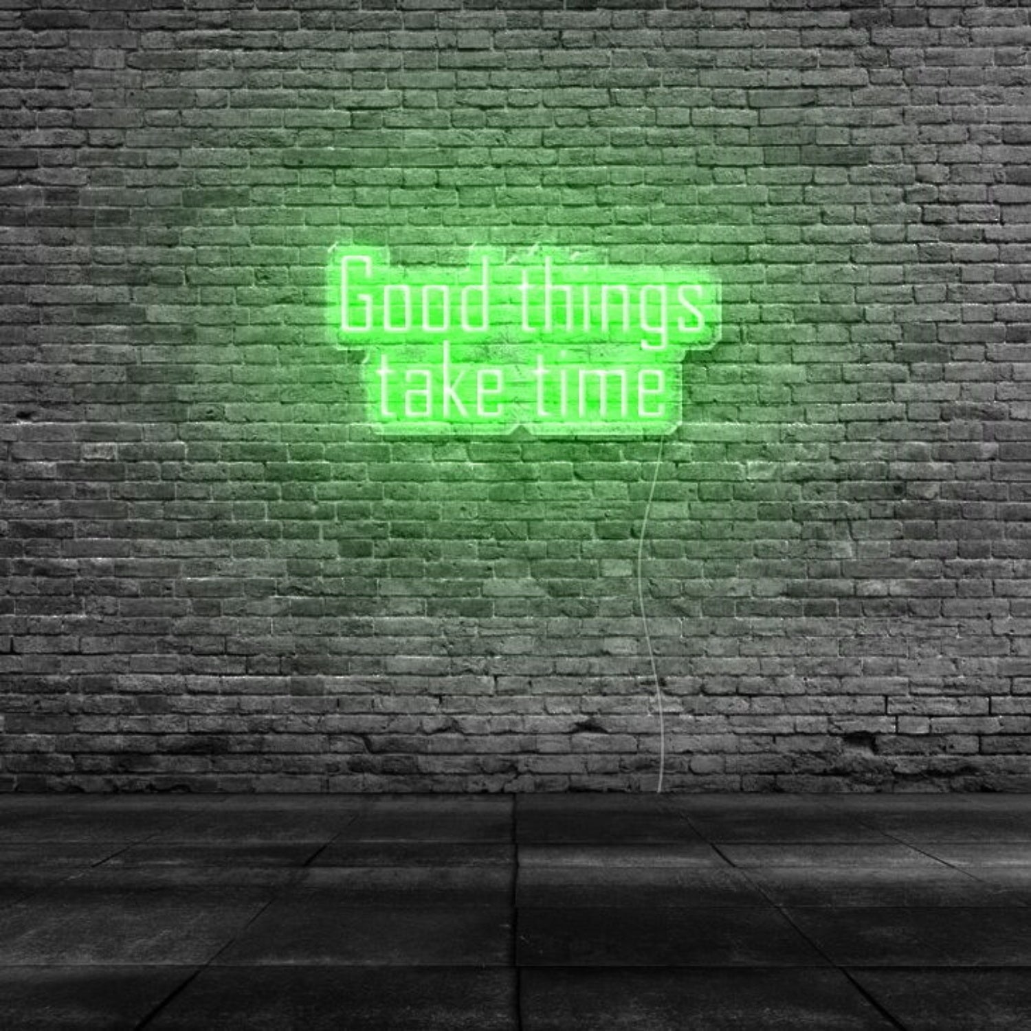 Good Things Take Time Led Neon Sign - Shineneon