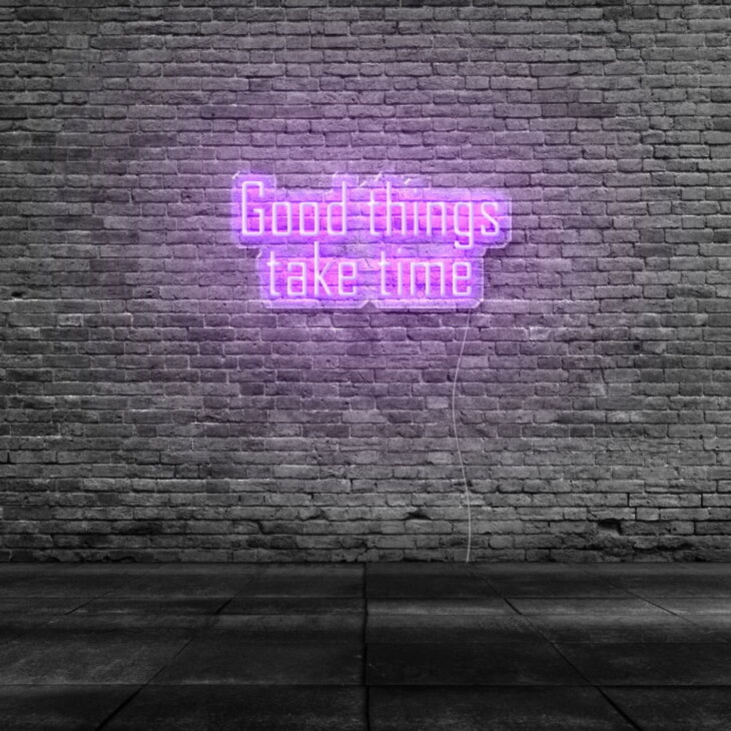 Good Things Take Time Led Neon Sign - Shineneon