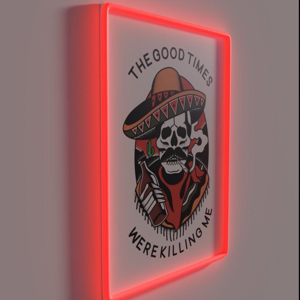 Good Times Aa Na Recovery Rgb Led Neon Sign - Shineneon