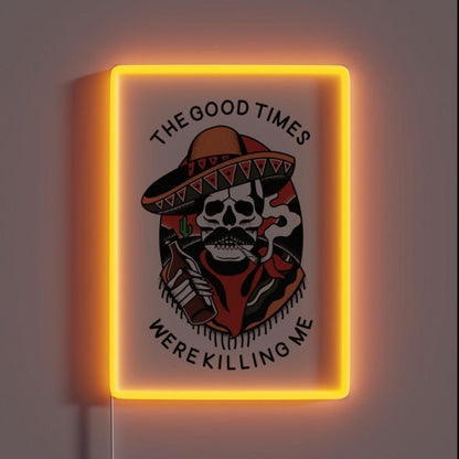 Good Times Aa Na Recovery Rgb Led Neon Sign - Shineneon
