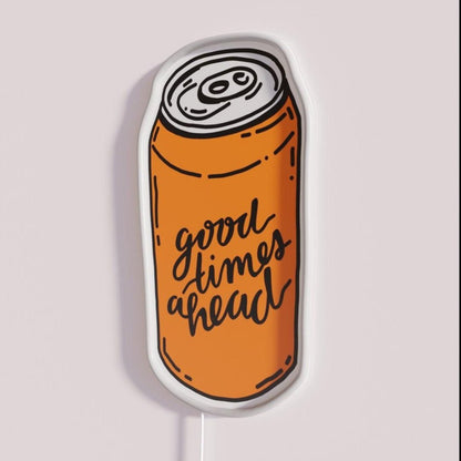 Good Times Ahead Beer Rgb Led Neon Sign - Shineneon