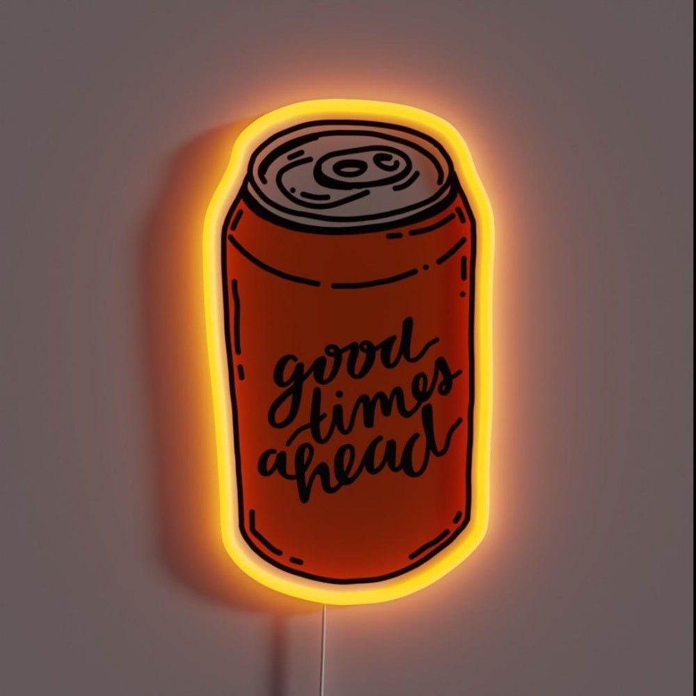 Good Times Ahead Beer Rgb Led Neon Sign - Shineneon