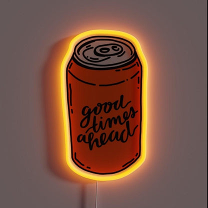 Good Times Ahead Beer Rgb Led Neon Sign - Shineneon