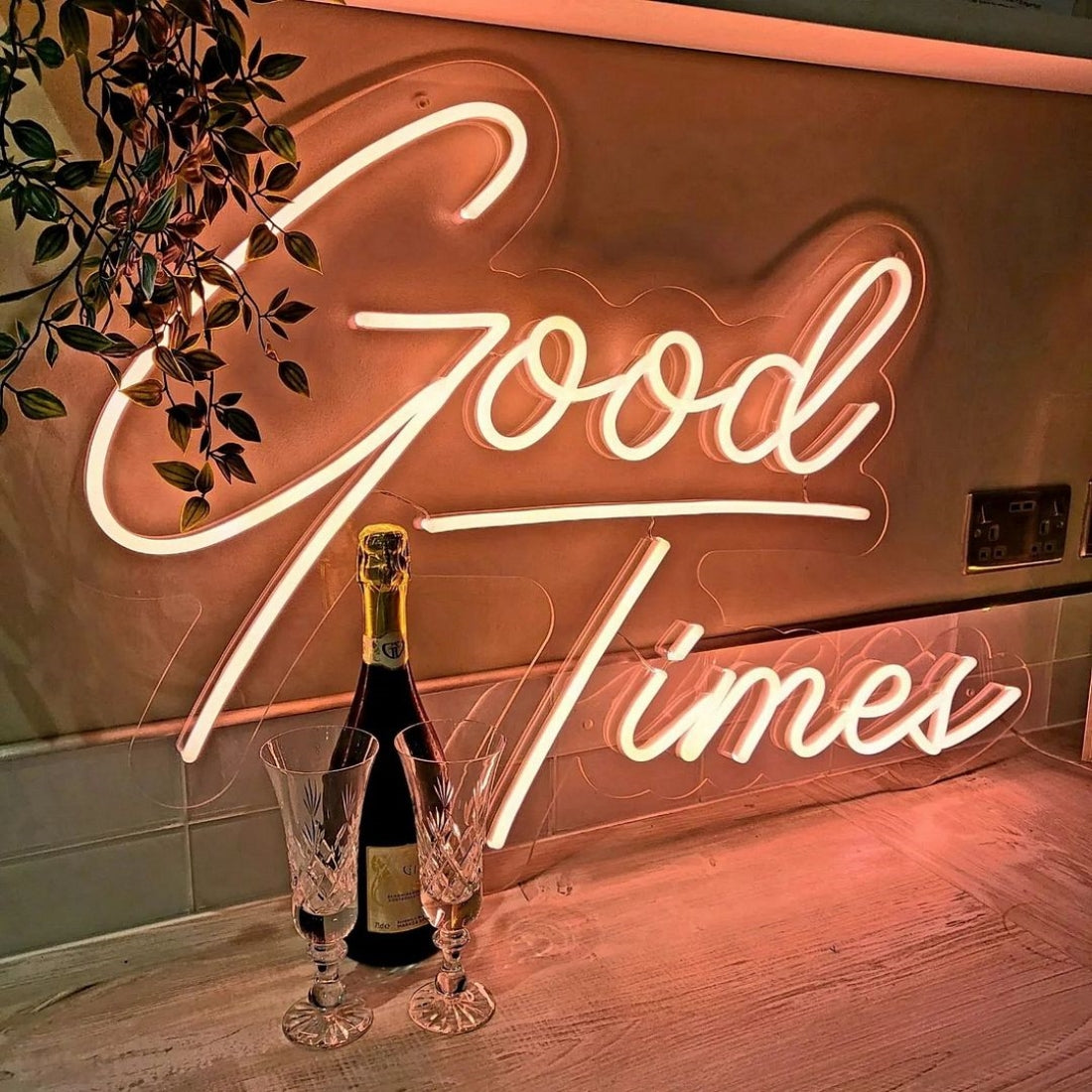 Good Times Led Sign Business Neon Signs Wall Art