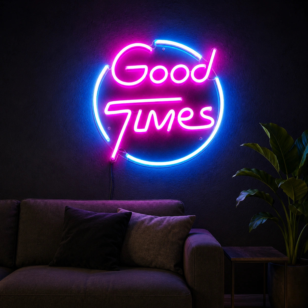 Good Times Man Cave LED Neon Sign high-converting product image