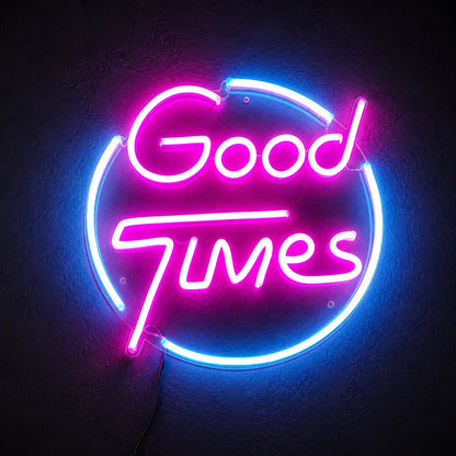 Good Times Man Cave LED Neon Sign - Shineneon