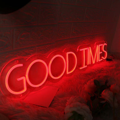 Good Times Red Led Neon Sign - Shineneon
