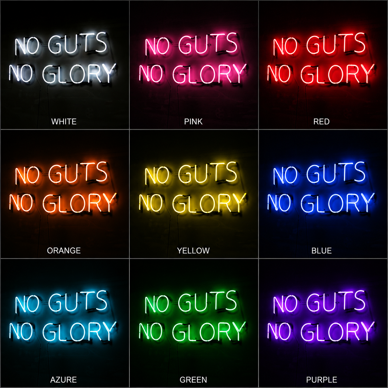 Good Times Typography Wall Decor LED Neon Sign - 05 Color Grid