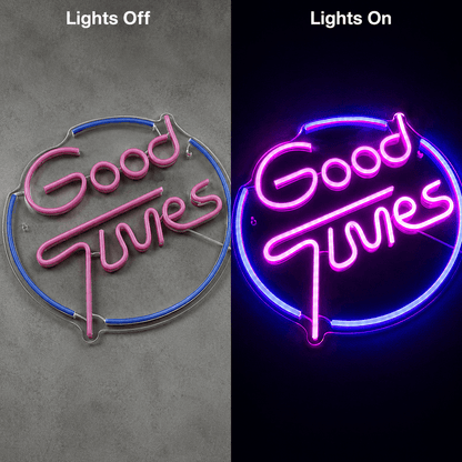 Good Times Wall Decor LED Neon Sign - Shineneon