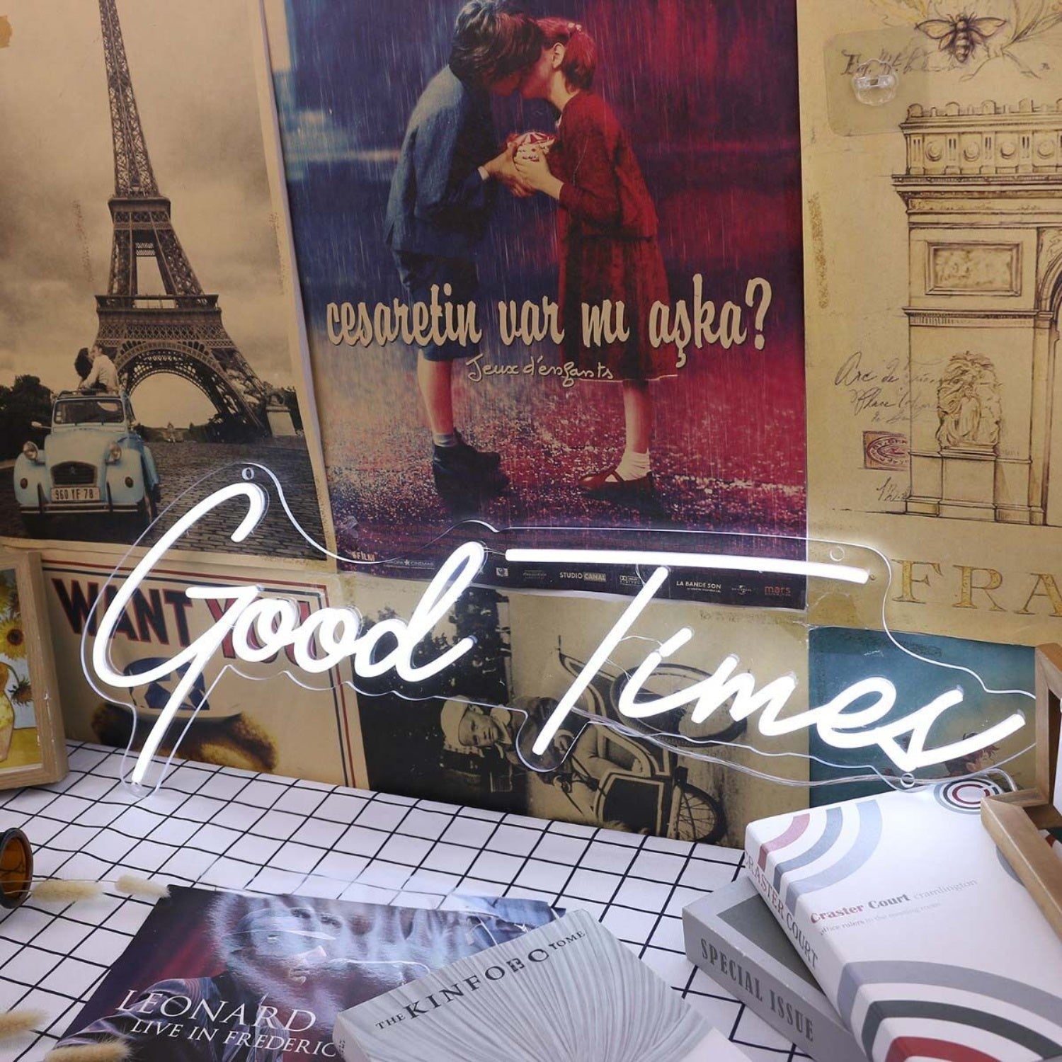 Good Times White Led Neon Sign - Shineneon