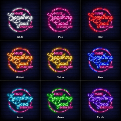 Good Times Word Decor Sign LED Neon Sign - 05 Color Grid