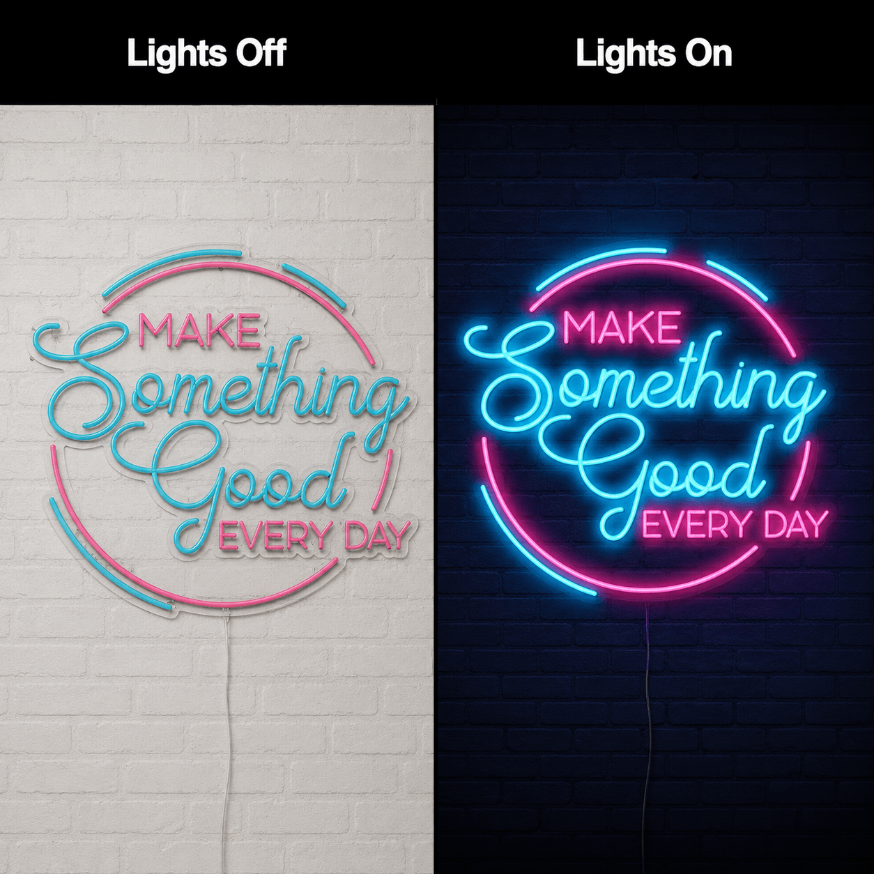 Good Times Word Decor Sign LED Neon Sign - Shineneon