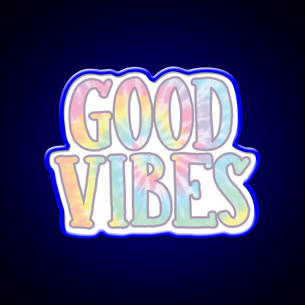 Good Vibes 2 Cafe Led Neon Sign Espresso Bar Art Rgb Color