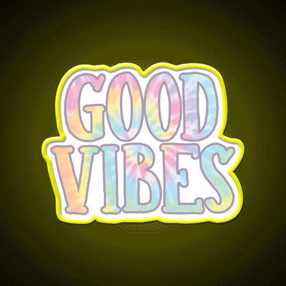Good Vibes 2 Cafe Led Neon Sign Espresso Bar Art Rgb Color