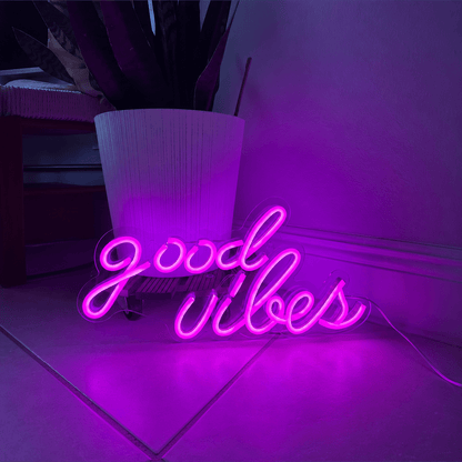 Good Vibes Acrylic LED Neon Sign - Shineneon
