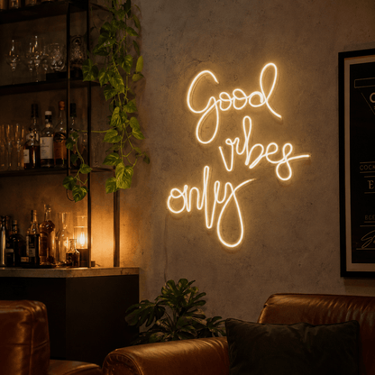 Good Vibes Acrylic Wall Light LED Neon Sign - Shineneon
